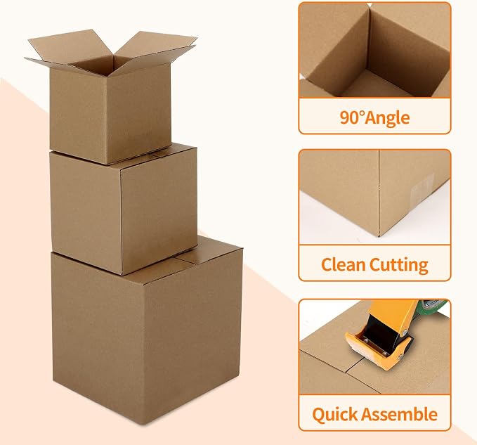 Hoikwo 30 Packs Shipping Boxes Mixed Sizes