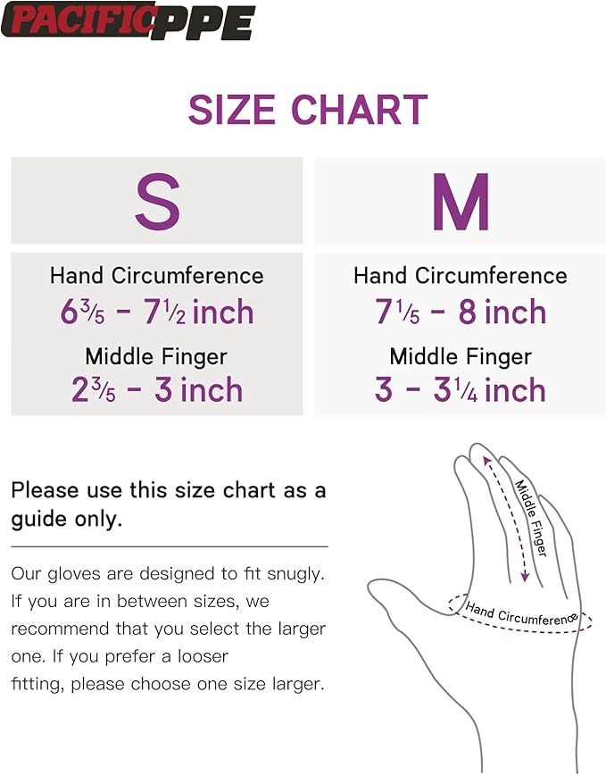 PACIFIC PPE 6 Pairs Gardening Gloves for women, Rubber Coated Garden Gloves, Ladies Yard Work Gloves, Breathable, Purple & Yellow & Red, Small