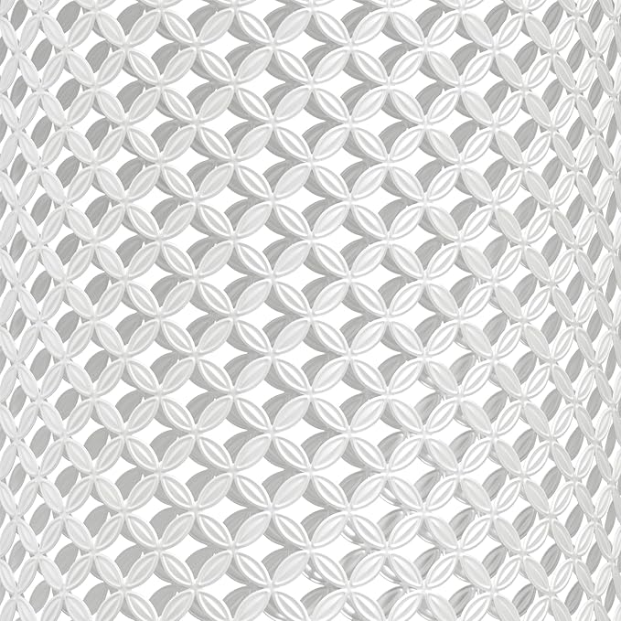 FONTOI Outdoor Side Table Set of 2, Round Patio Accent Table, Metal Frame End Table for Indoor Outdoor, Modern Decorative Garden Stool Nesting Side Table for Cafes, Patio Balconies, White