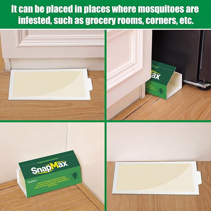 150 Pack Large Mouse Traps Strong Sticky Mouse & Insect Glue Traps Boards Bulk Indoor for Home Sticky Pest Control Adhesive for Catching Rats & Rodents, Bugs, Cockroaches, Unscented(Green)