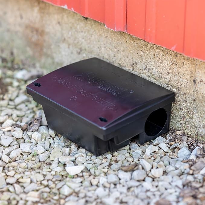 Neogen 000550 Rodent Bait Station,Black,(Pack of 6)