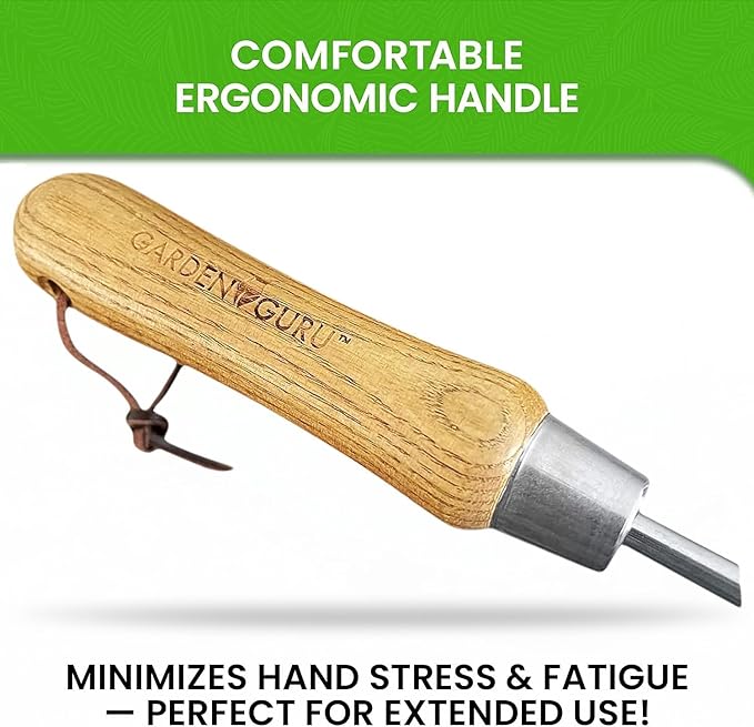 Garden Guru Eco Super Strong Garden Trowel with Ergonomic Wood Handle - 100% Recycled Stainless Steel - Rust Resistant - FSC Certified Wood - Perfect Tool for Gardening Weeding Transplanting (4 Pack)