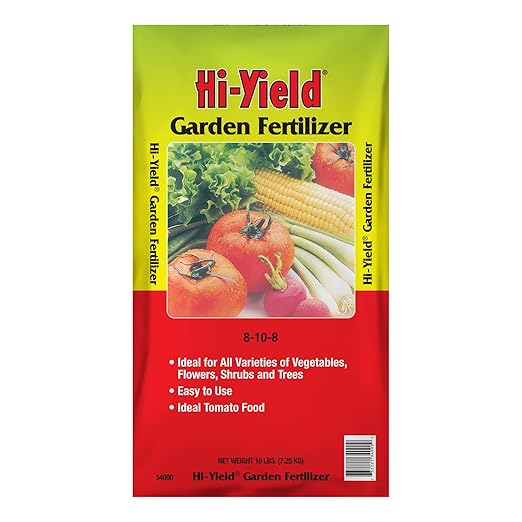 Hi-Yield (34090) Garden Fertilizer 8-10-8 (16 lbs.)