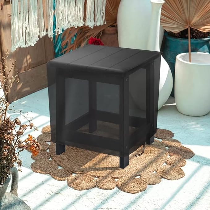 Outdoor Small Side Table Cover, 19 Inch Patio Small Side Table Cover for Outside,Waterproof Patio Furniture Covers, Heavy Duty Outdoor Furniture Covers- 19 x 15 X 18 Inch