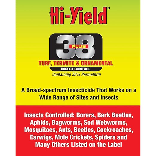 Hi-Yield 38 Plus Permethrin Turf Termite and Ornamental Insect Control, 16 Oz. Bottle