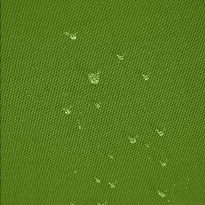 SleepMan Outdoor 17"x16" Chair Cushions with Ties Set of 8, Water Resistant All Weather U-Shape Seat Pads for Patio Garden Furniture Indoor Fade Resistant Patio Cushions (Grass Green)