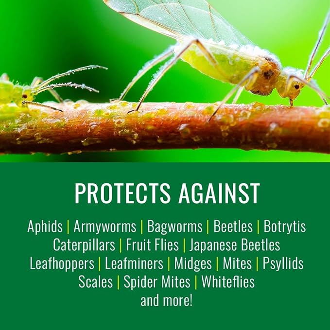 Natria Neem Oil Spray for Gardening - Ready-to-Use - Pest Control & Disease Control - Use for Houseplants and Home Gardens - 1 gal Bottle