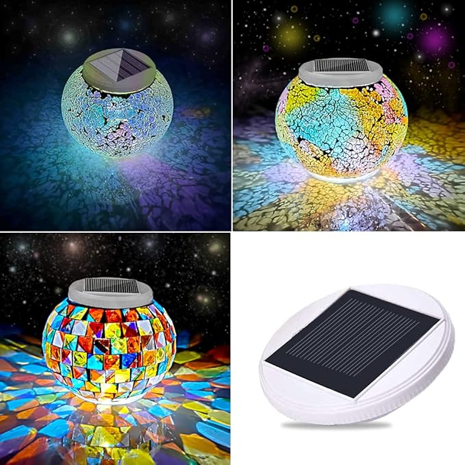 Solar Panel Top Replacement for Table Lights, Diameter is 3.15 Inches