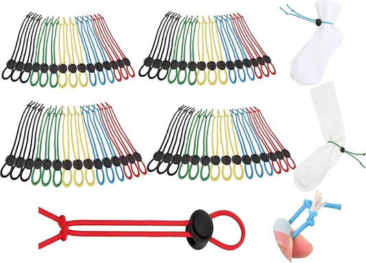 30Pcs Sock Clips for Laundry - Amazing Sock Clip for Washing Socks -Your Socks Laundry Sock Holder Sock Tie Clips Sock Organizer for Washing Machine and Dryer with The Sock Laundry Organizer
