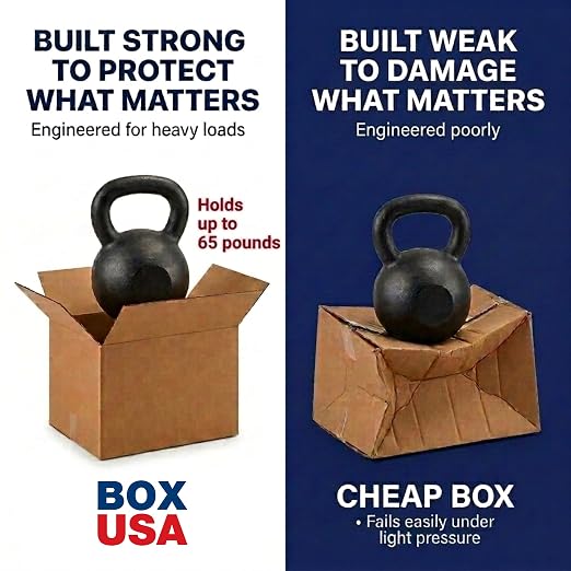 BOX USA Moving Boxes Holds 65lbs, 15"L x 10"W x 6"H (25-Pack) Small - Corrugated Cardboard Box for Shipping, Mailing, Packing, Packaging and Storage