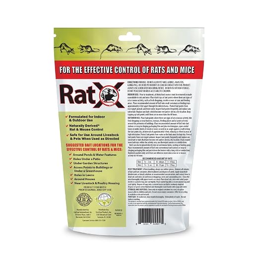 RatX Pellets - Rodent Repellent, Works on All Species of Rats and Mice - 5oz Bag