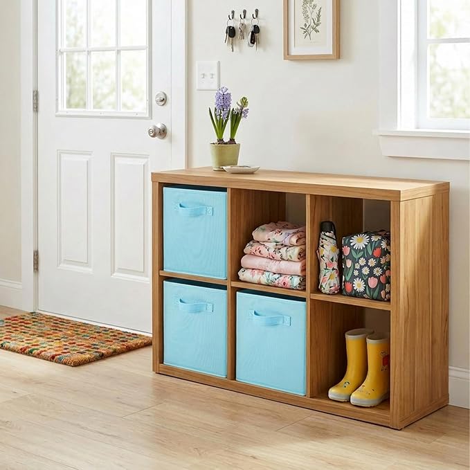 ShellKingdom Storage Bins, Foldable Fabric Storage Cubes And Cloth Storage