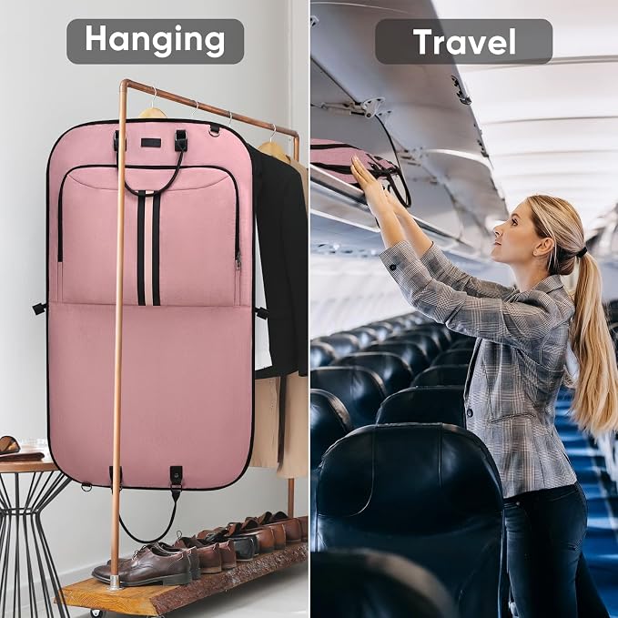 BALEINE Garment Bags for Travel, Water Resistant Carry on Suit Bag