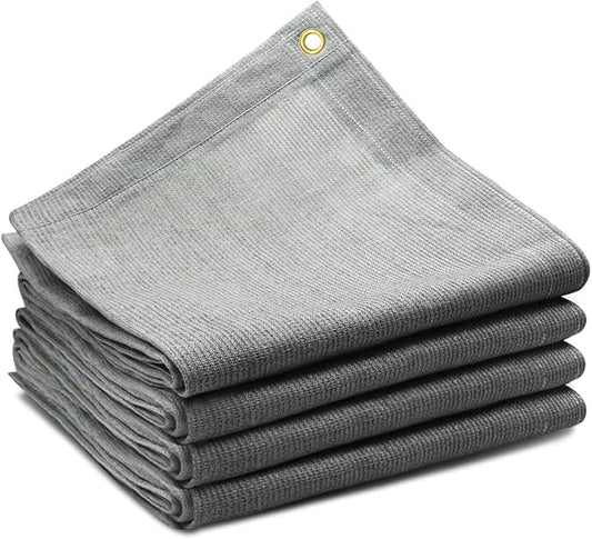90% Sun Shade Cloth for Garden, 12X15 Ft Breathable Sunshade Cover, UV Blocking & Privacy Protection Shade Screen for Patio, Deck, Porch, Carport.