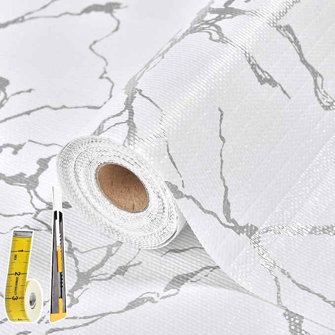 Drawer and Shelf Liner for Kitchen Cabinet: 12 in X 30 Ft Non Slip