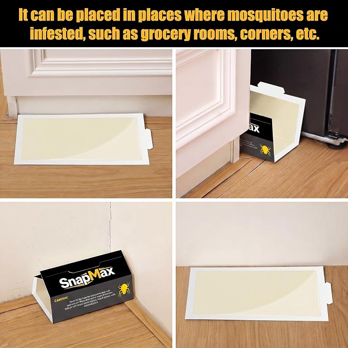 Qualirey 150 Pack Large Mouse Traps Bulk Strong Sticky Mouse Insect Glue Board Traps Green Indoor Home Sticky Pest Control Adhesive for Catching Rats Rodents Cockroaches Bugs, Unscented (Black)