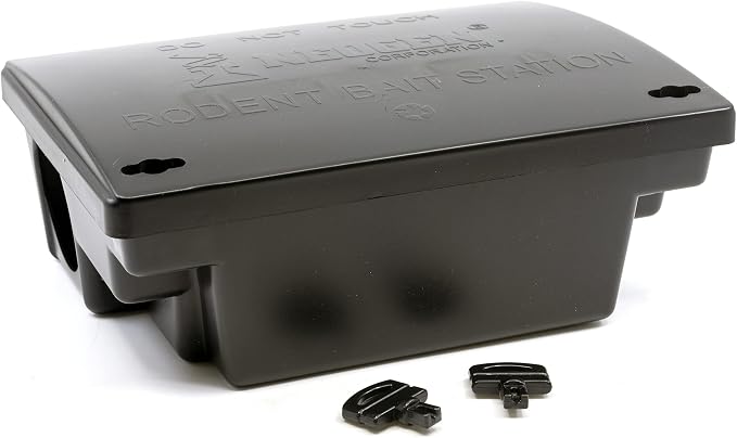 Neogen 000550 Rodent Bait Station,Black,(Pack of 6)