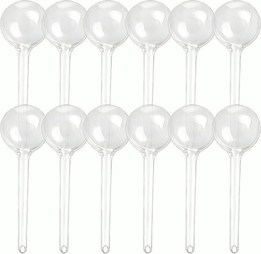 Self Watering Globes for Plants – 12 Pack Large Automatic Watering Bulbs, Vacation Plant Watering Device for Indoor & Outdoor Potted Plants, Slow Release Plant Waterer for Water Conservation