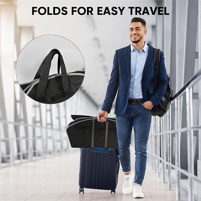 BALEINE 5PK Garment Bags for Hanging Clothes, 54" Suit Bag for Travel
