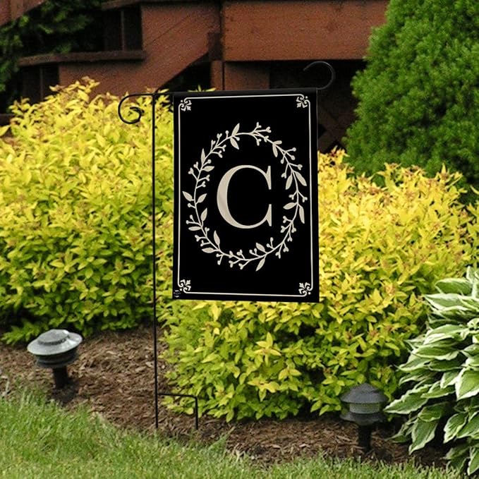 Briarwood Lane Classic Monogram Letter C Garden Flag