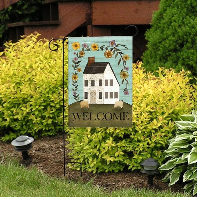 Briarwood Lane Country Saltbox Garden Flag