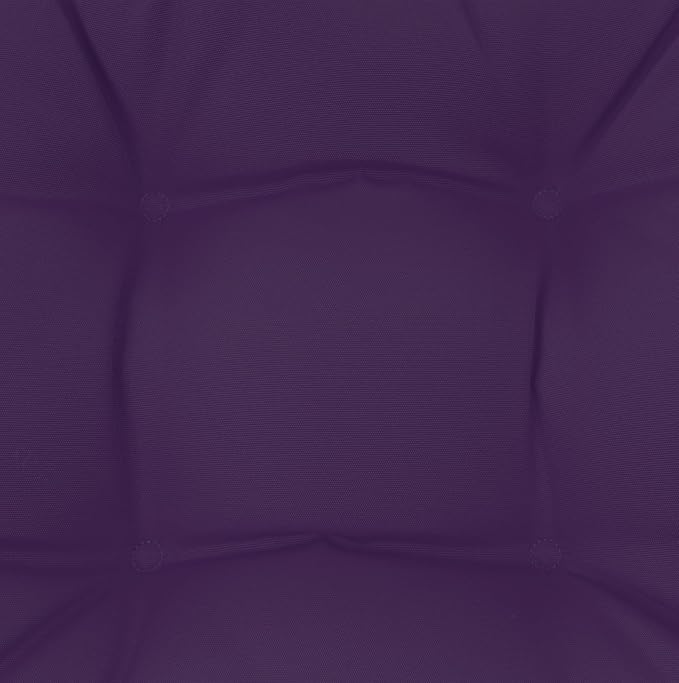 QILLOWAY Outdoor Chair Cushion for Patio Furniture, Waterproof Patio Cushions with Ties, Fade Resistant Replacement Pads for Outdoor Rocking Chairs,Purple