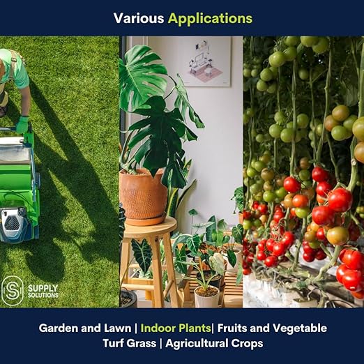 Supply Solutions 16-16-16 Complete Lawn & Garden All Purpose Granular Fertilizer - The Ultimate Plant Food for Lush Greenery & Vibrant Blooms - for All Plants, Vegetables, Fruits, and Berries - 50lbs