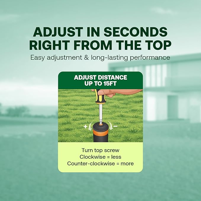Rain Bird 1804QDPRS Pressure Regulated 1800 Series Dual Spray 4 in Pop Up Sprinkler Head (4 Pack, Fixed 90 Degree)