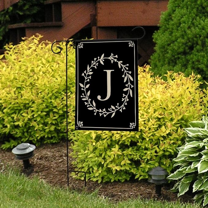 Briarwood Lane Classic Monogram Letter J Garden Flag