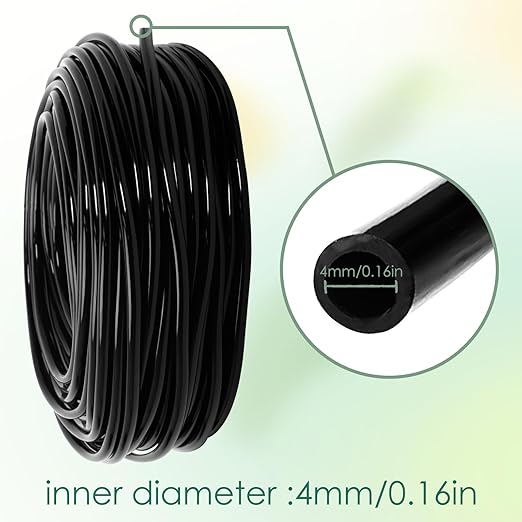 Garden Drip Irrigation System,Drip Irrigation Kit with 165FT/50M Drip Irrigation Hose DIY Saving Water Garden Watering System for Garden Greenhouse, Flower Bed, Patio,Lawn