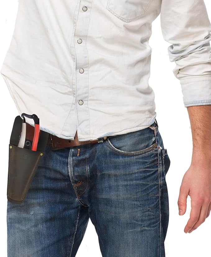 Garden Leather Pruner Sheath,Tool Holster for Gardening Pruning Shears,Durable Scissor Protector Cover