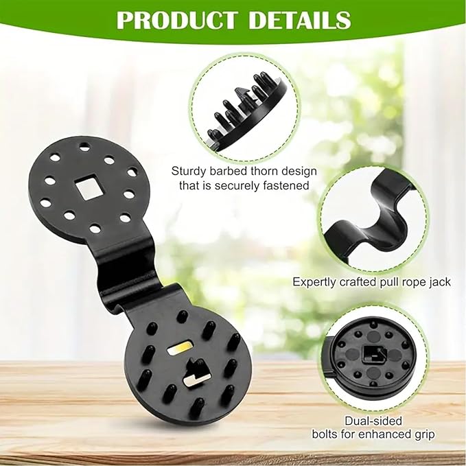 2026 New Shade Cloth Heavy Duty Lock Grip, Shade Cloth Clips Windproof Awning Clamp Grip, Universal Shade Clothes Clips for Sun Shade Sail Tarpaulin Mesh Canopy Fence (50, Black)