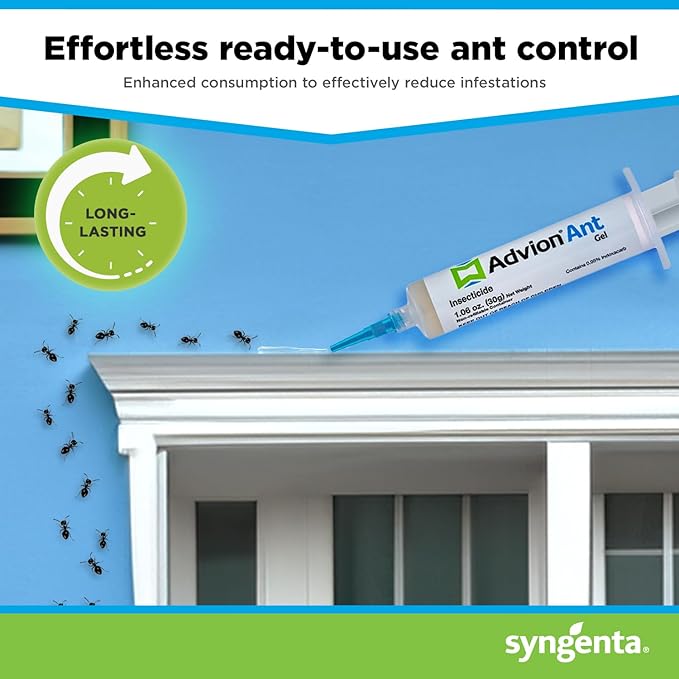 Syngenta 68078 Advion Singular Tube Ant Gel Lure, 30g