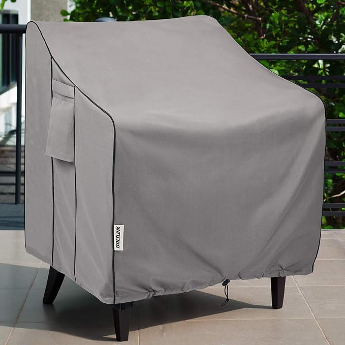Patio Chair Covers Waterproof, Heavy Duty Outdoor Furniture Covers Fits up to 33W x 34D x 31H inches -2 Pack