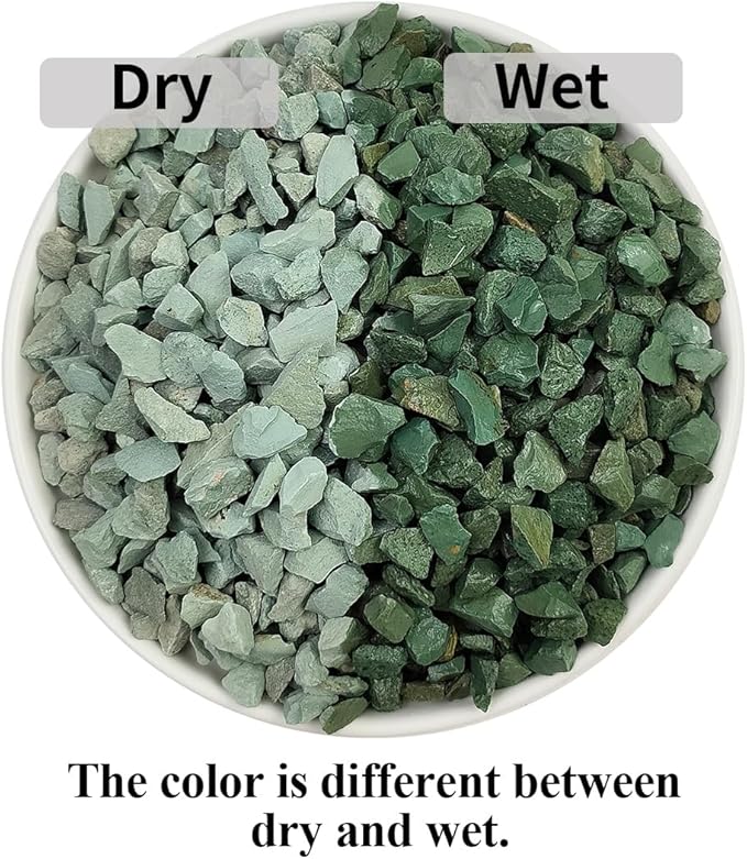 YISZM Succulents and Cactus Green Zeolite Rocks, Decorative Stones Pebbles for Indoor Plants, Bonsai, Fairy Gardening, Vases Fillers, Terrarium, 10lb