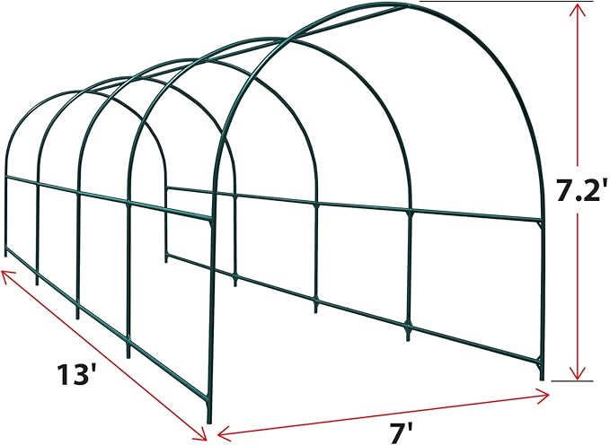 Strong Camel Steel Garden Arch Multi-Size Wedding Garden Bridal Party Decoration Arbor (13'x 7' x 7.2')