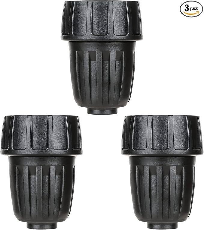 1/2 Inch Drip Irrigation Tubing Faucet Adapter 3 Pack, 3/4" to 1/2" Irrigation Hose Adapter, 3/4 Inch Faucet Connector Garden Hose Adapter