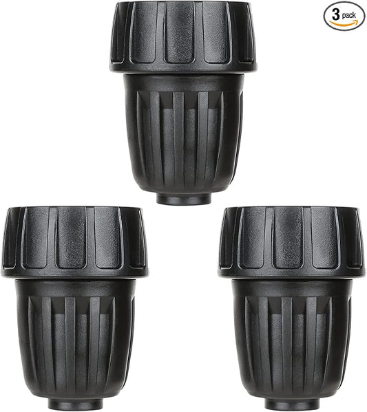 1/2 Inch Drip Irrigation Tubing Faucet Adapter 3 Pack, 3/4" to 1/2" Irrigation Hose Adapter, 3/4 Inch Faucet Connector Garden Hose Adapter