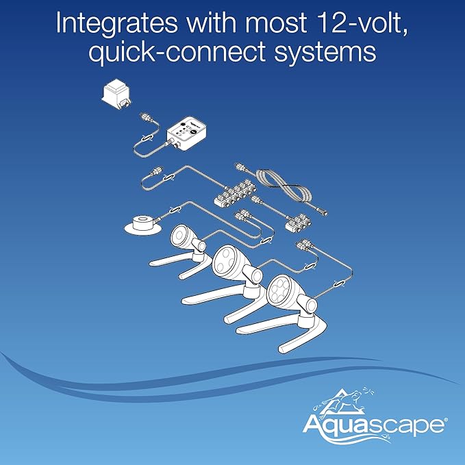 Aquascape LED Pond Garden Landscape Spotlight 6 Watt | Submersible | 12 Volt | 5 Year Limited Warranty