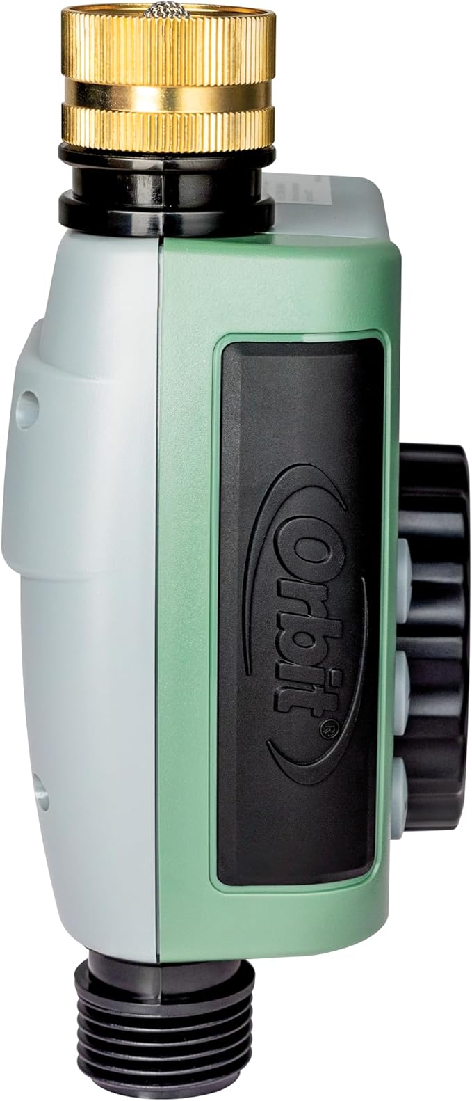 Orbit One Outlet Single-Dial Hose Faucet Timer - Easy Programmable - for Garden Watering System - LCD Hose Timer with Adjustable Watering Schedule - 62056
