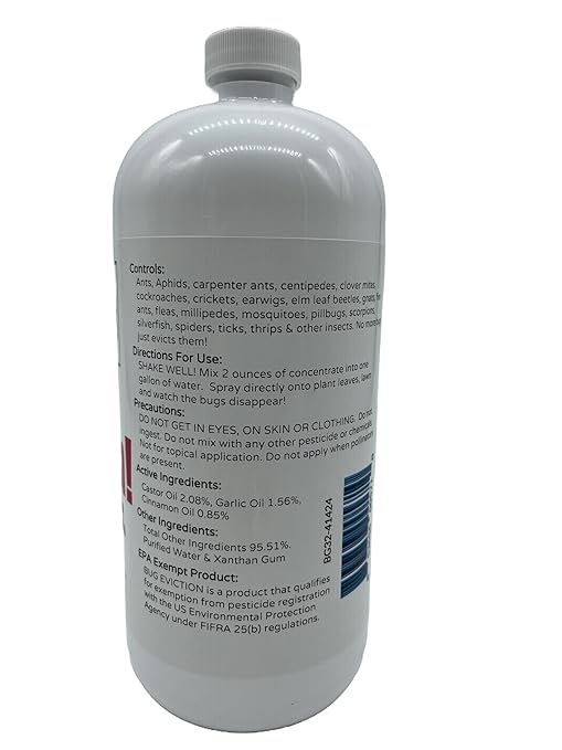 GS Plant Foods Bug Eviction! All-Natural High Intensity Plant Protectant 32 oz
