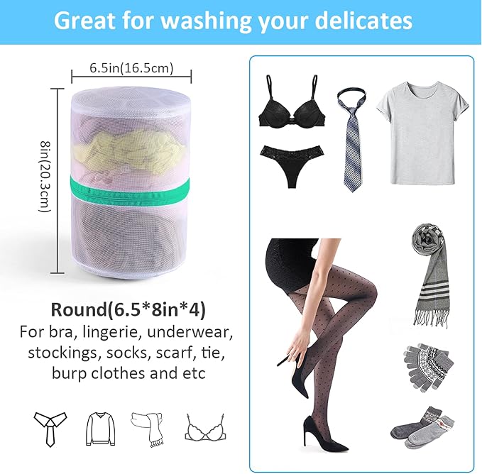 GOGOODA Mesh Laundry Bags for Delicates Durable Protective Wash Bags