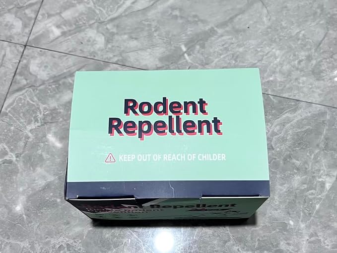 Mouse Rodent Repellent,24Pack Peppermint Lemon Mice Repellent for Squirrel Rats Spider Pests, Natural Repellent for Kitchen, Warehouse, Car, Indoor, Outdoor, Safe for Pets & Family