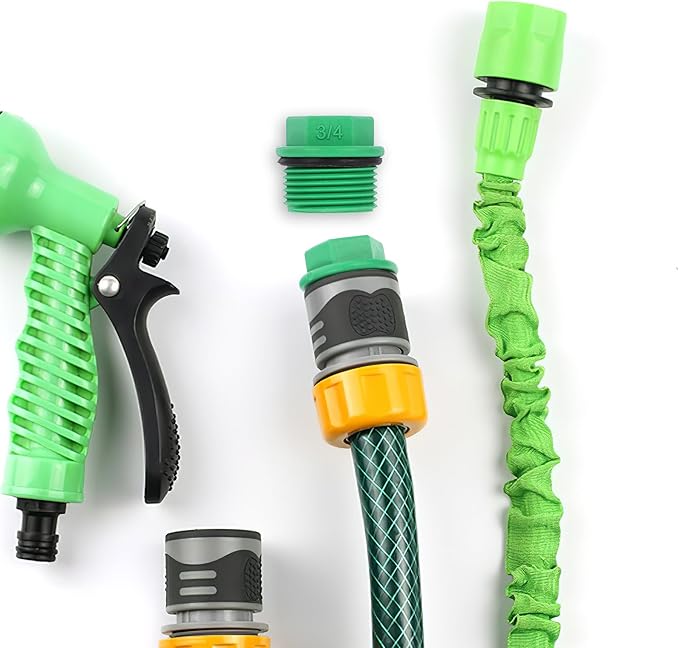 POPETPOP 10 Pieces 3/4 Garden Hose Caps and Plugs, Male Thread Pipe Plug End Cap, PPR Material Garden Irrigation Tubing Stopper Drain for Splitters, Manifolds, Rain Barrels - Prevents Leakage