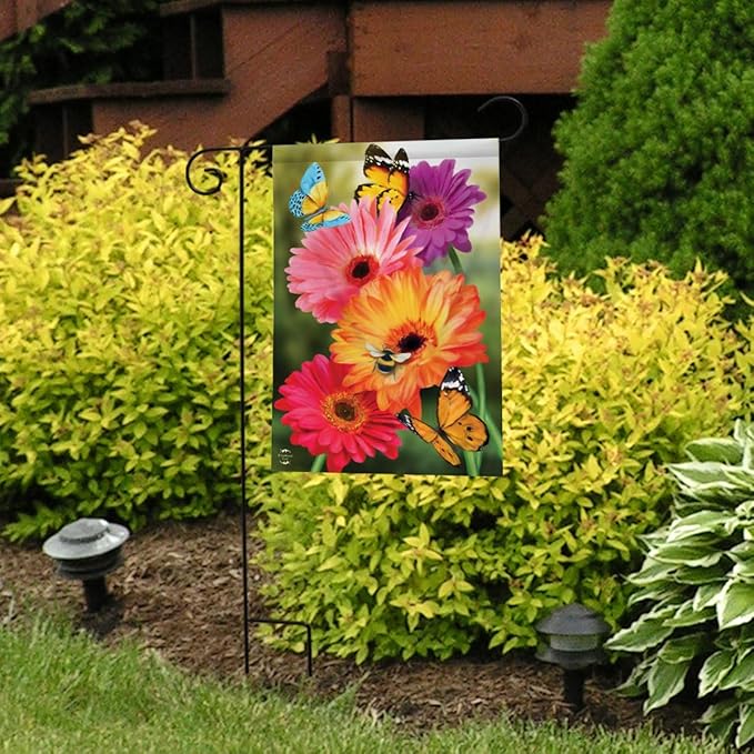 Briarwood Lane Garden Gerber Daisies Spring Garden Flag