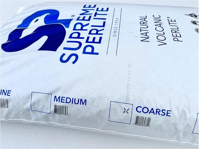 Supreme Perlite 3 Pack Coarse Horticultural Perlite for Potting Soil, Seed Starting, Propagation, Organic Gardening & Soil Aeration, 4 Cu Ft Bag