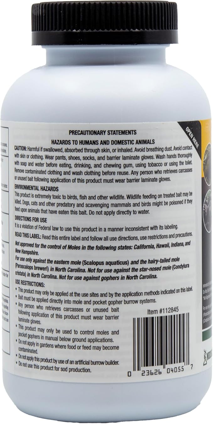 Prozap Mole and Gopher Pelleted Bait 1 pound