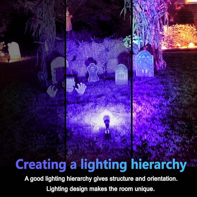 PAR38 Flood Blue Light Bulbs,4 Pack Dimmable,E26 Base Blue Flood Light Outoor(20W Replace to 200W),Halloween Light Bulb for Outside,Christmas,Holiday Lighting