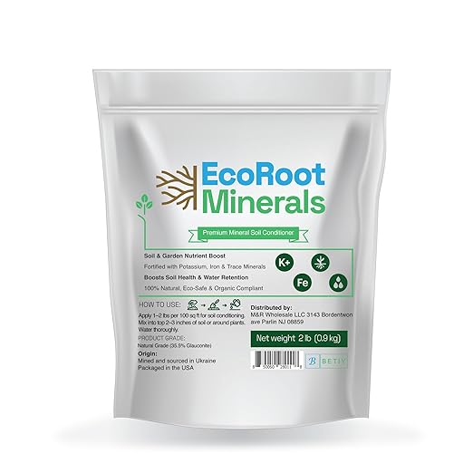 Greensand Soil Conditioner, 2 lb – Organic Fertilizer & Natural Soil Amendment for Garden, Lawn & Plants – Improves Structure & Moisture Retention