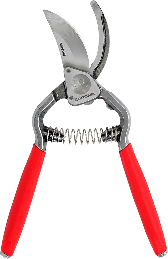 Corona Tools Forged Steel ClassicCUT Bypass Hand Pruner – 1-Inch Cut Capacity Garden Pruning Shears for Stems & Branches, Heavy-Duty Bypass Pruners for Tree, Shrub & Plant Trimming